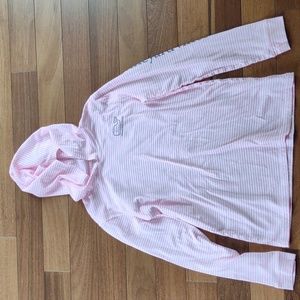 Vineyard Vines Girls Long Sleeve Shirt with Hood - Large
